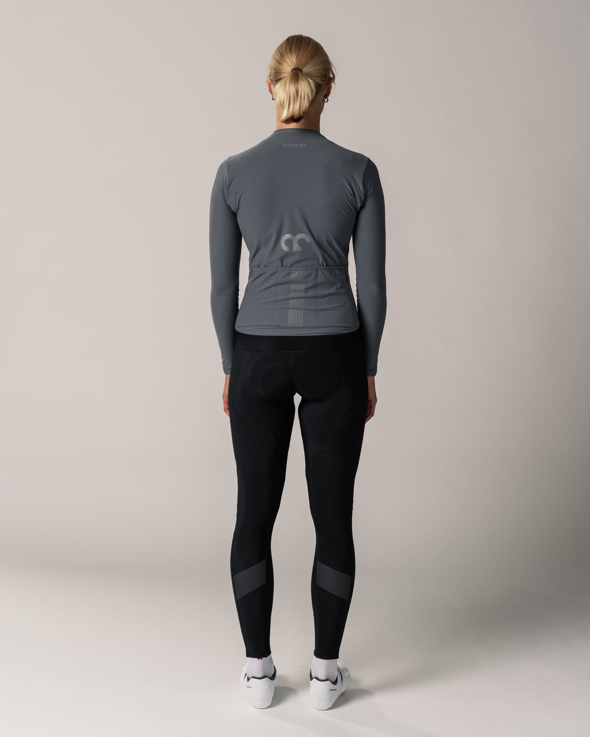 Langarmtrikot Aerlig Thermal Longsleeve Women grau Rückseite