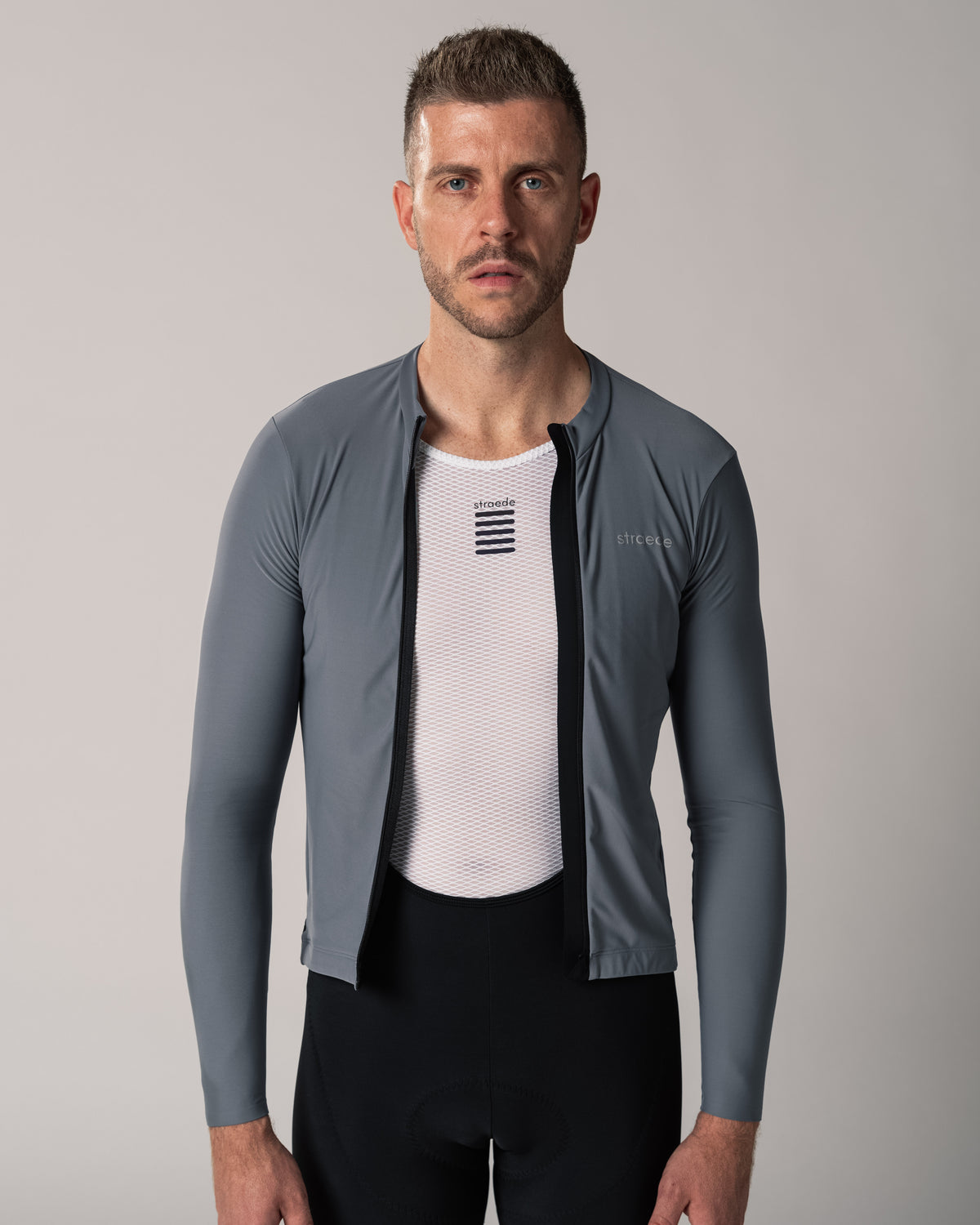 Langarmtrikot Aerlig Thermal Longsleeve Men grau