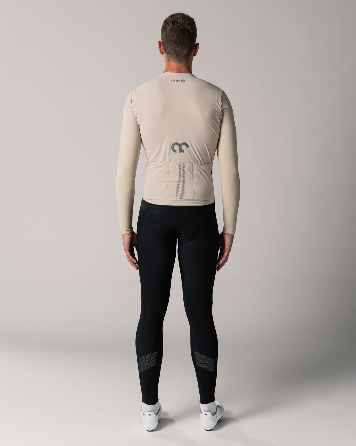 Langarmtrikot Aerlig Thermal Longsleeve Men greige Rückseite