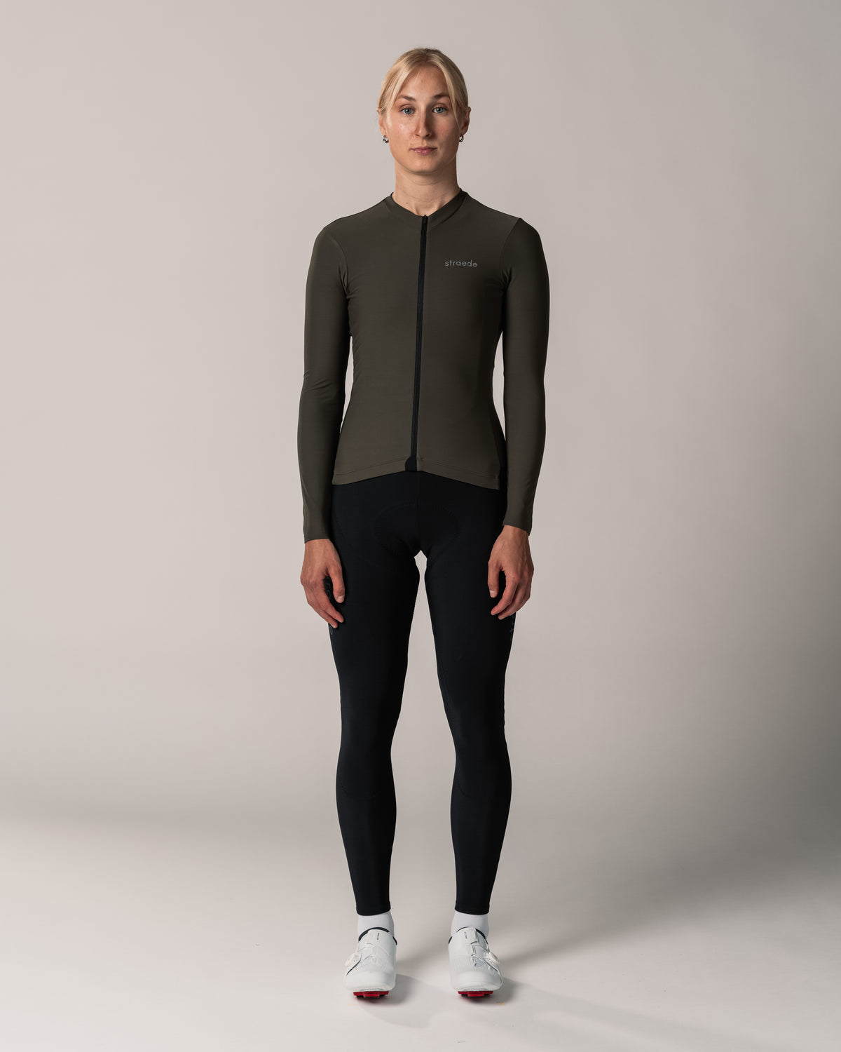 Langarmtrikot Aerlig Thermal Longsleeve Women dunkelgrün