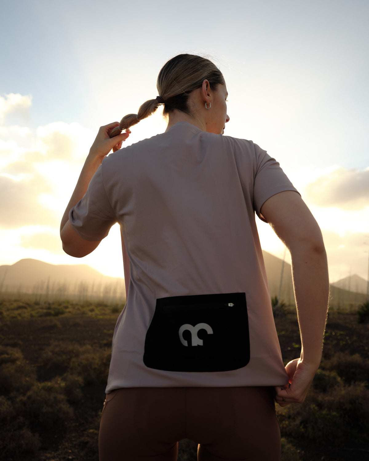 Aexplore Gravel Shirt Women in staubfarbend