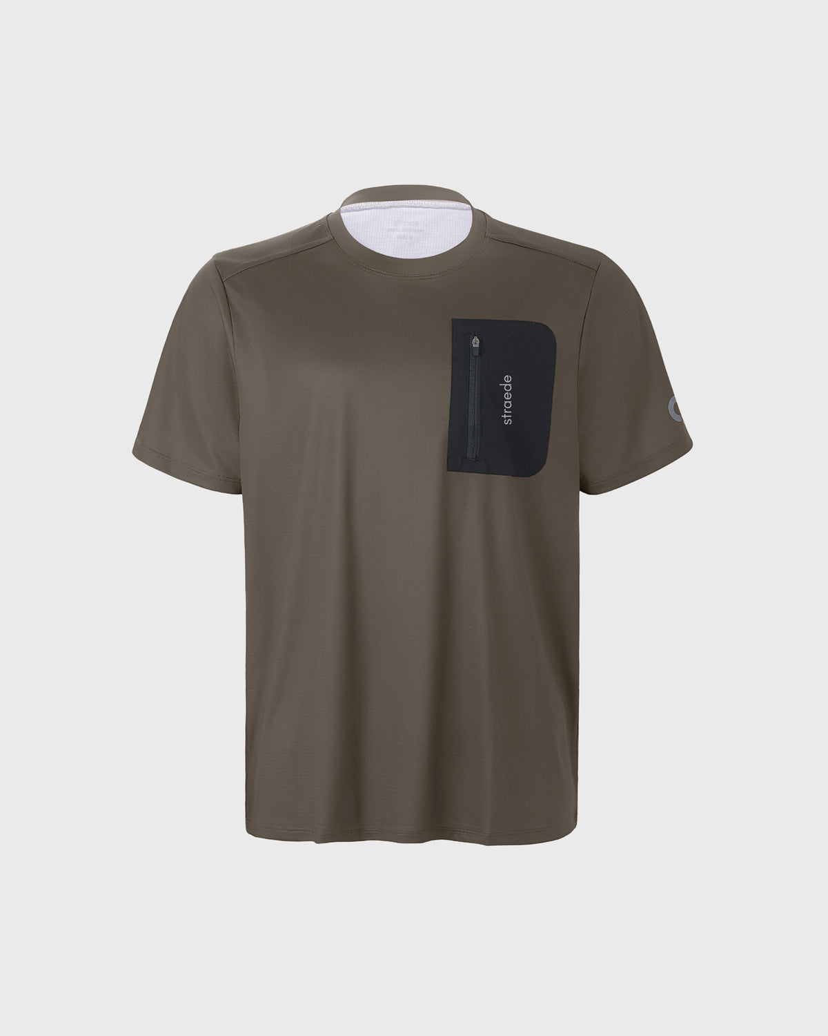 Aexplore Gravel Shirt Men mit Reißverschluss-Tasche am Rücken in grün