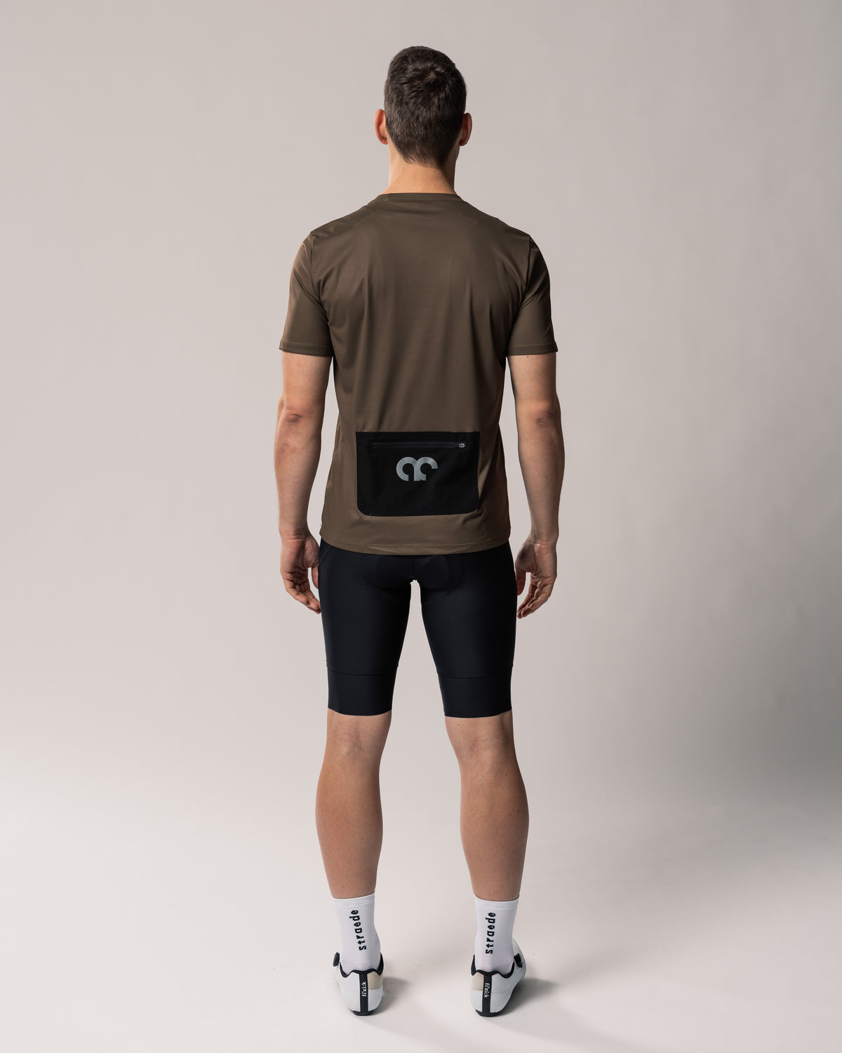 Aexplore Gravel Shirt Men mit Reißverschluss-Tasche am Rücken in grün