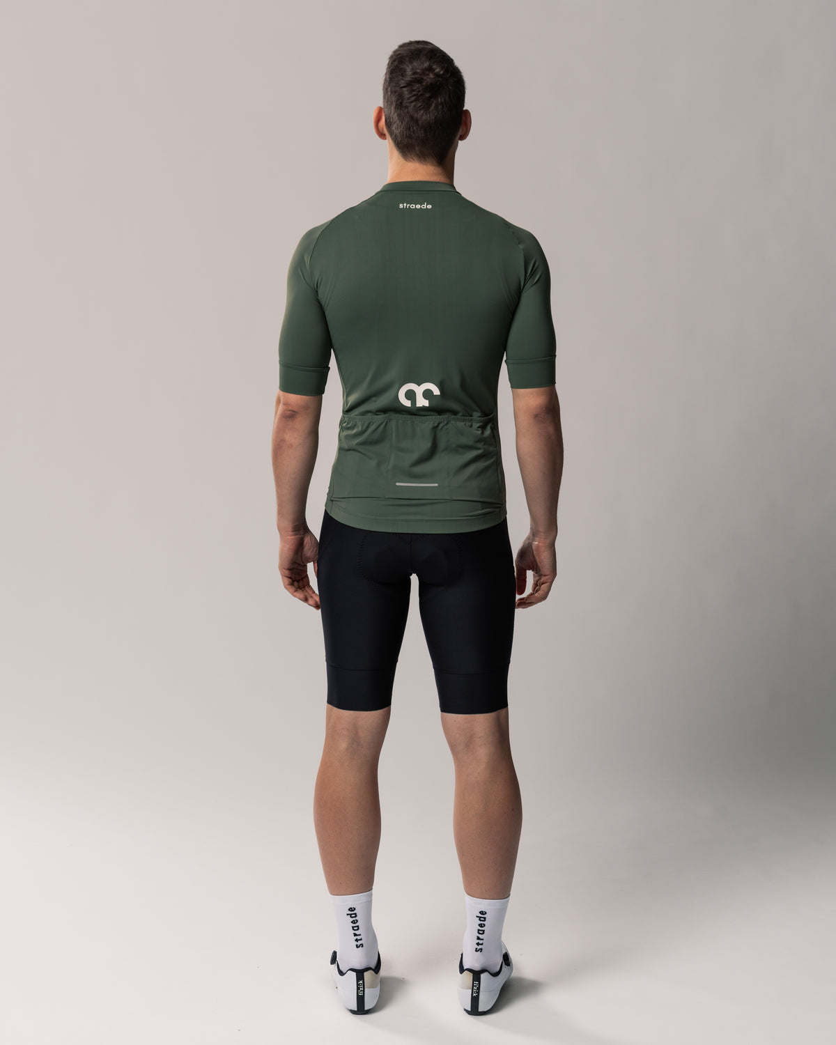 Allround - Fahrradtrikot Kaern Jersey Men 2024 Kurzarm grün Rückseite