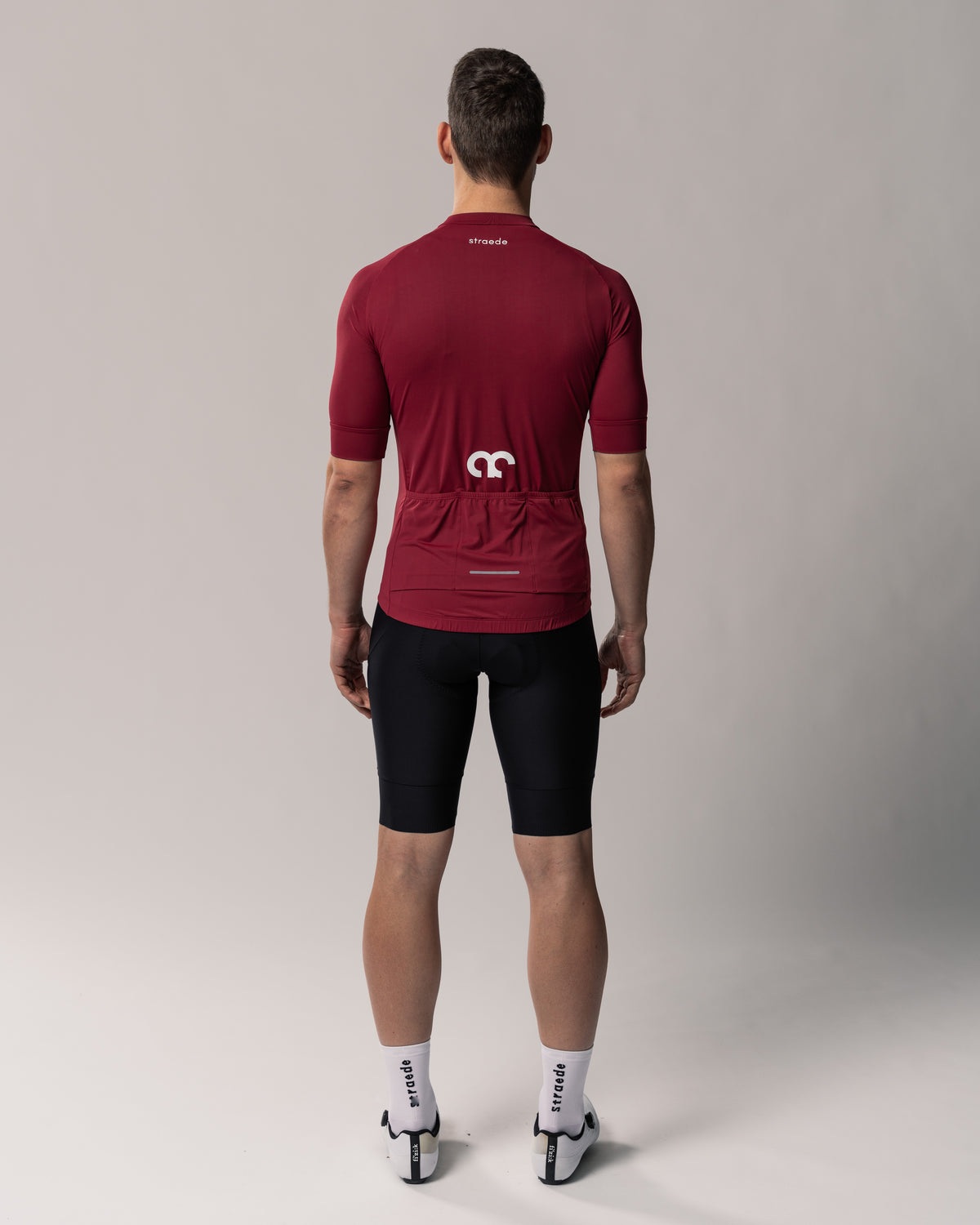 Allround - Fahrradtrikot Kaern Jersey Men 2024 Kurzarm rot Rückseite