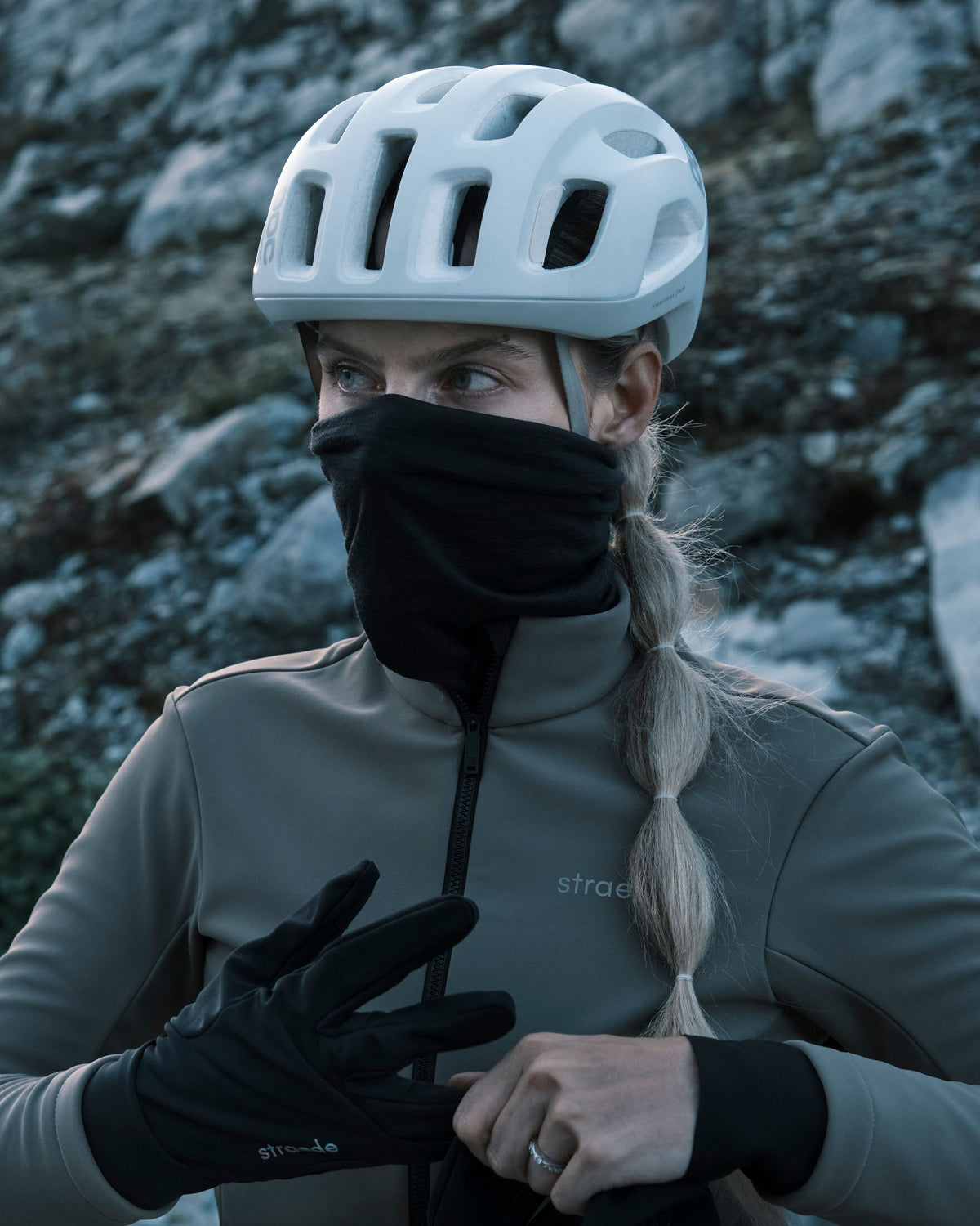 wetterfeste Kaern Winterjacke Damen in grau