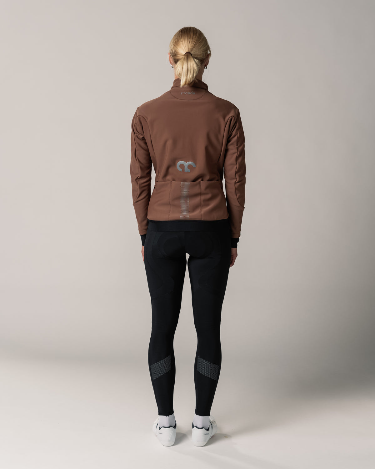 wetterfeste Kaern Winterjacke Damen in braun Rückseite
