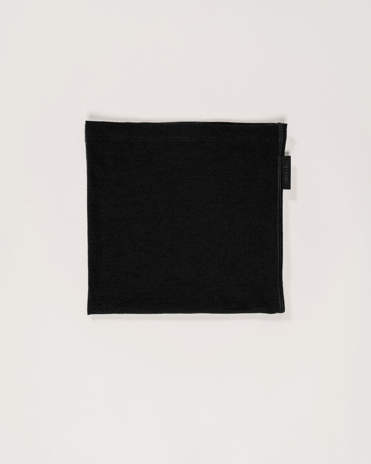 Necktube aus Merino schwarz