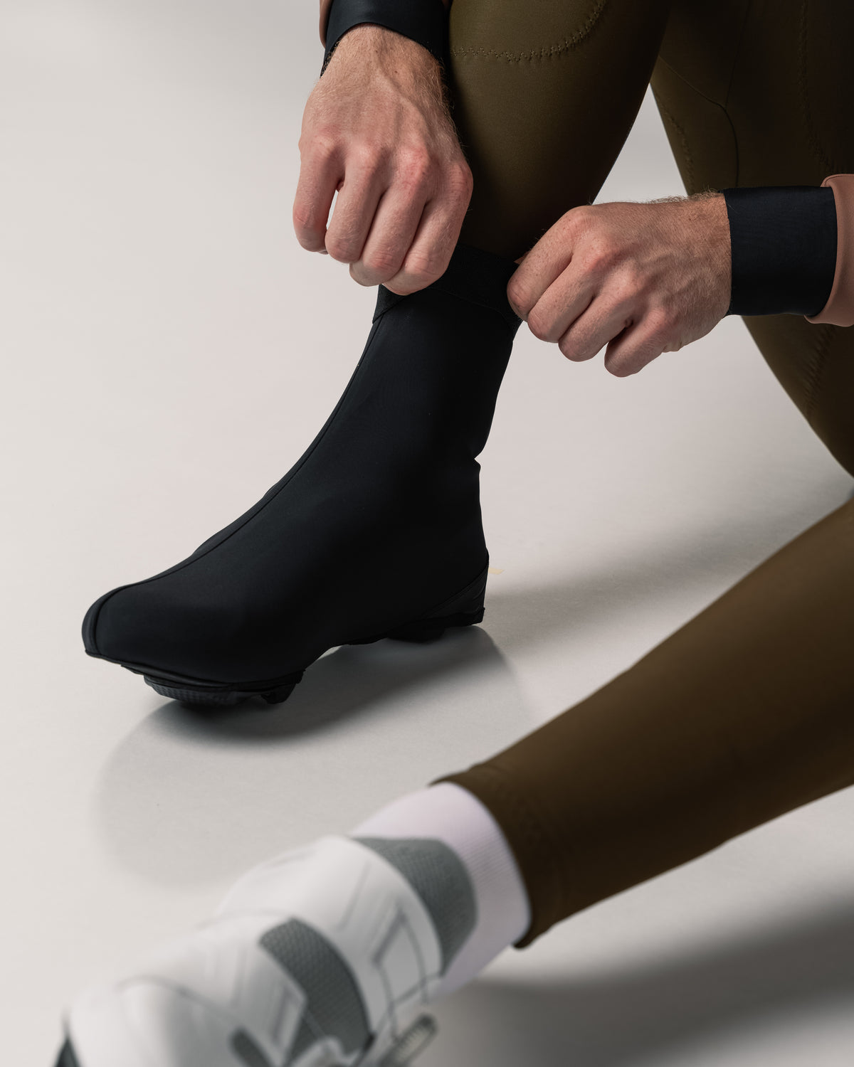 Überschuhe aus Neopren in schwarz