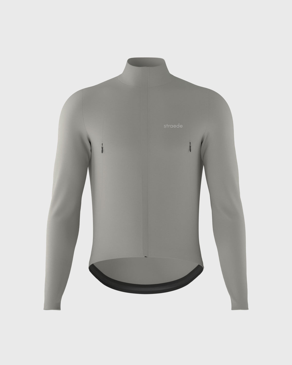 winddichte Regenjacke für Herren in hellgrau Rückseite