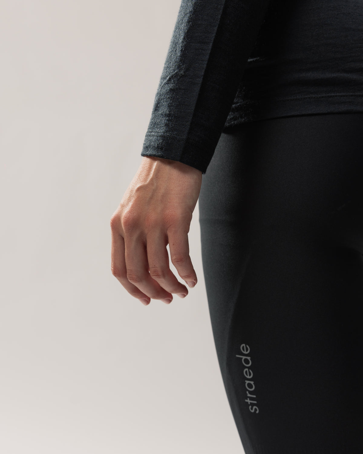 Nahaufnahme Ärmel des Merino Baselayers