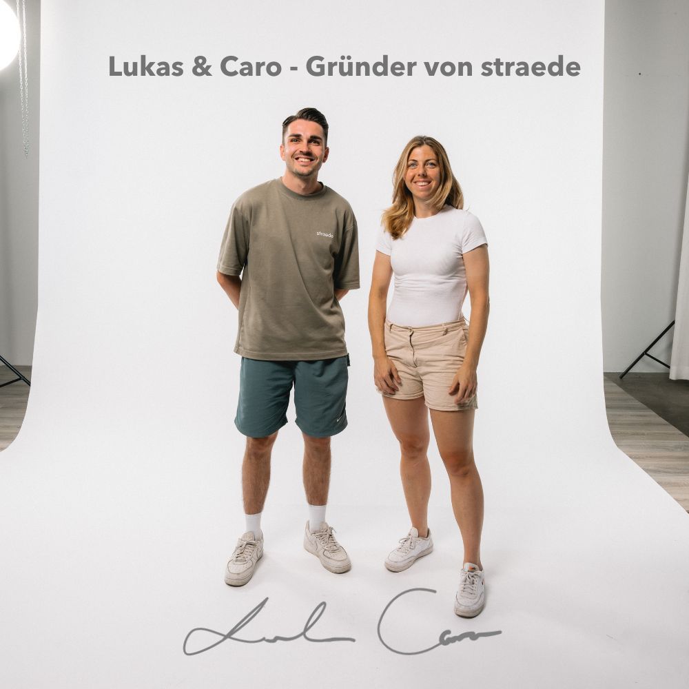 Lukas und Caro die Gründer von straede und ihrer Radbekleidung