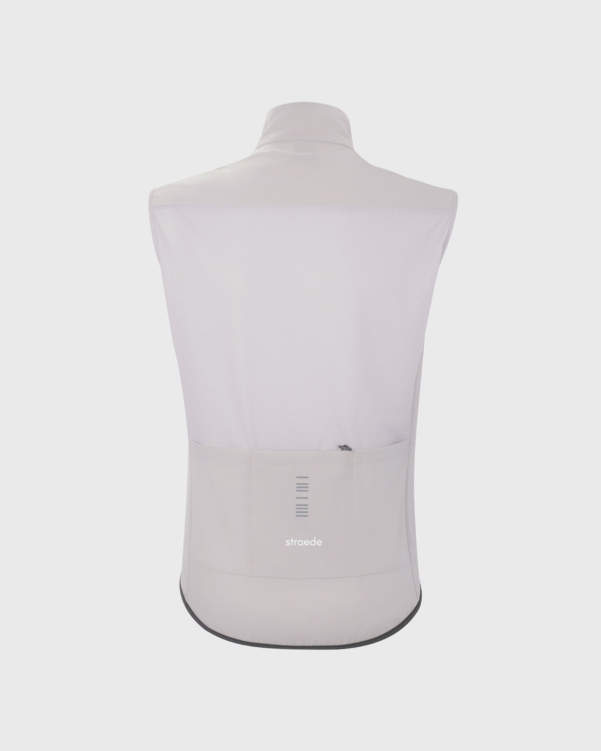 leichte Weste für Damen in off white Mesh-Rückseite mit Trikot-Rückentaschen