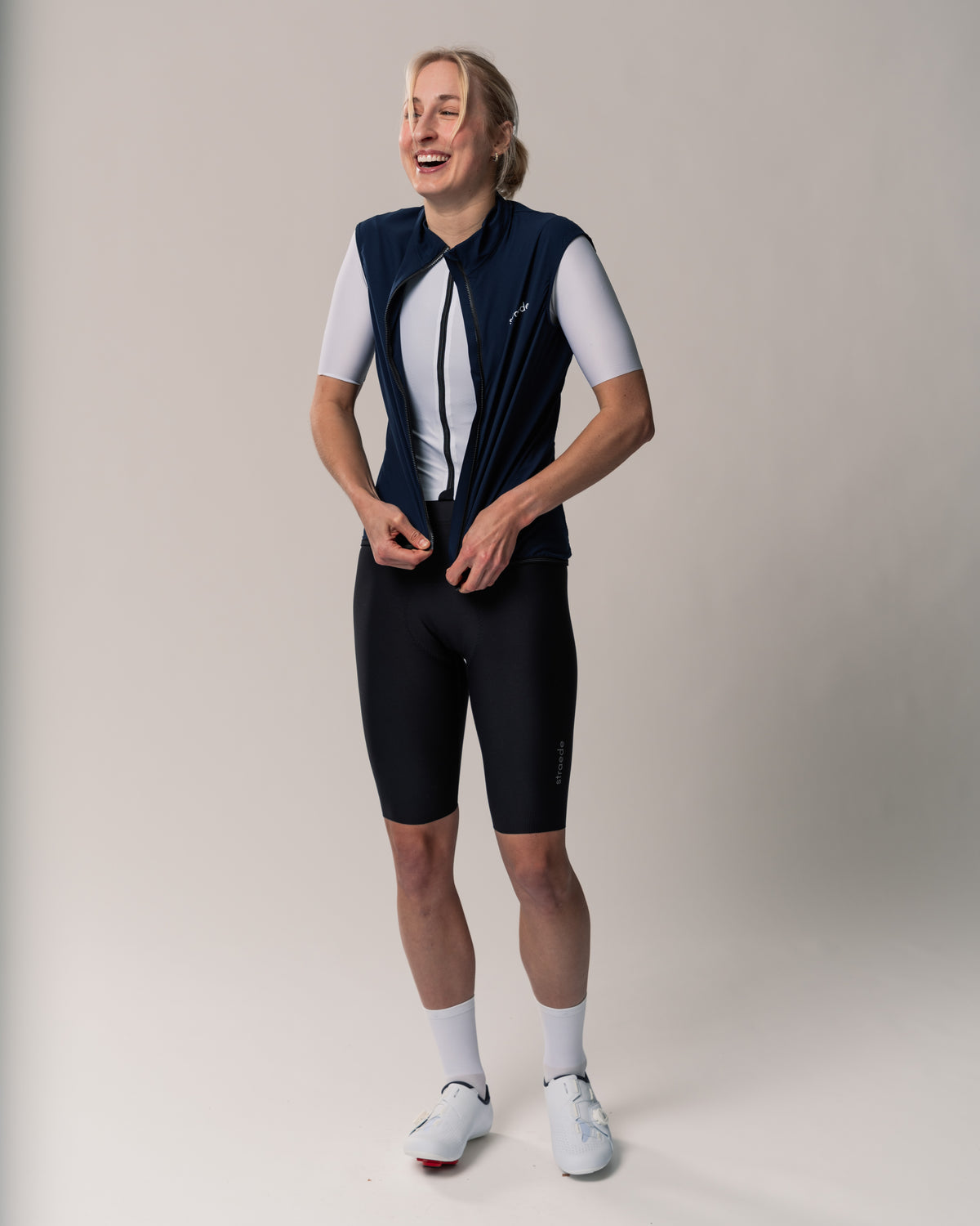 leichte Weste für Damen in navy