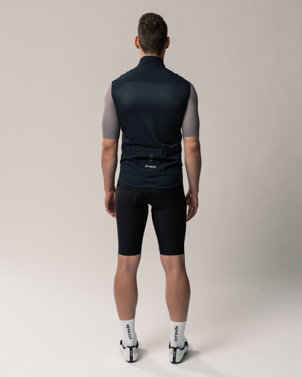 leichte Weste für Herren in navy Mesh-Rückseite