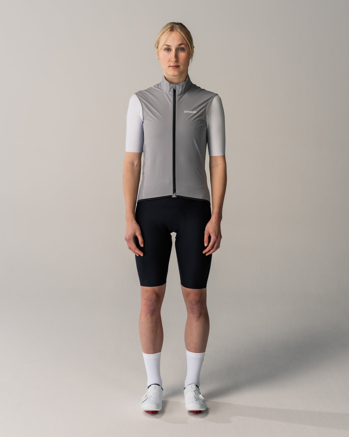 leichte Weste für Damen in grau