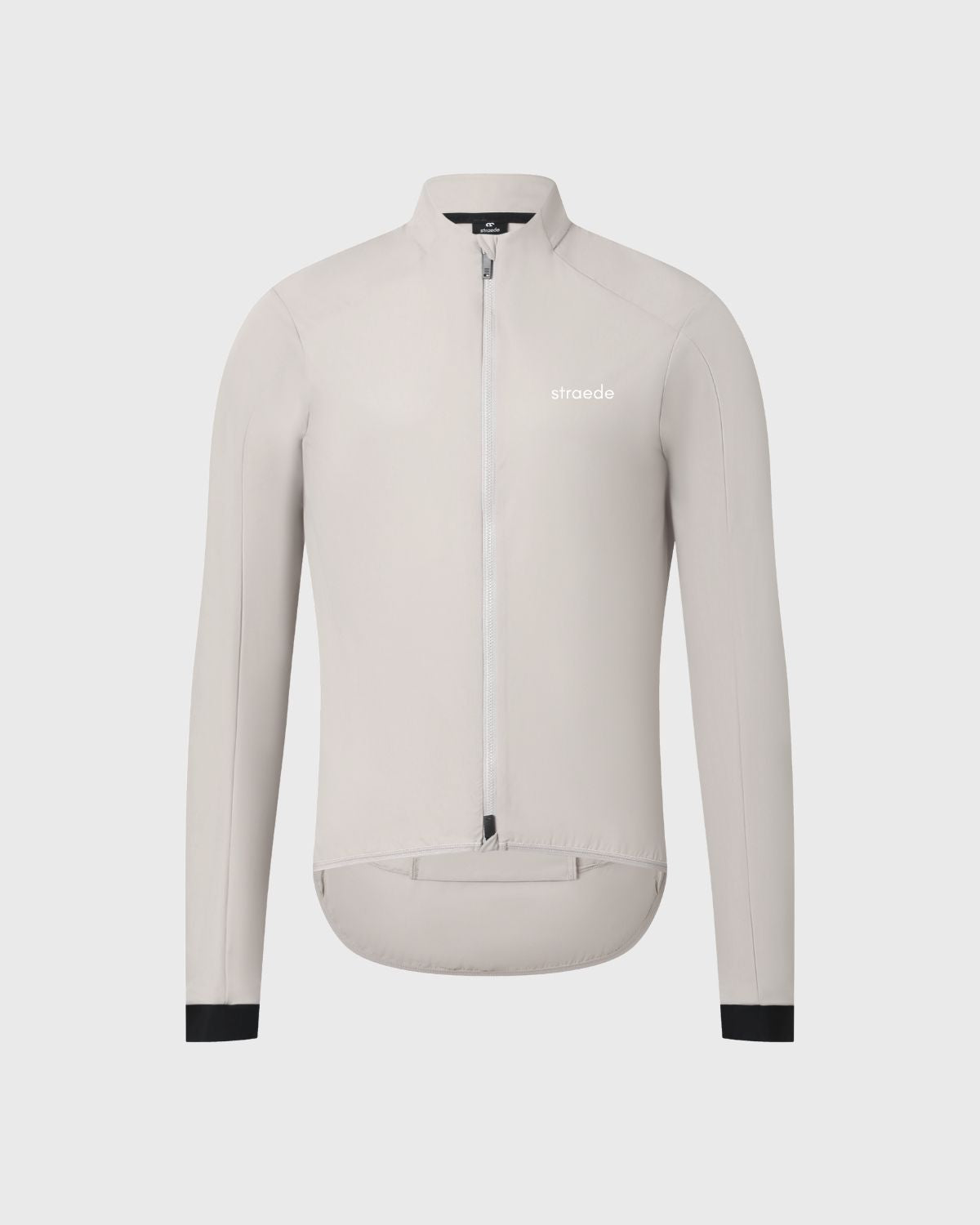 #farbe_off white | Windfest Jacke für das Rad mit gleichfarbigem Reißverschluss