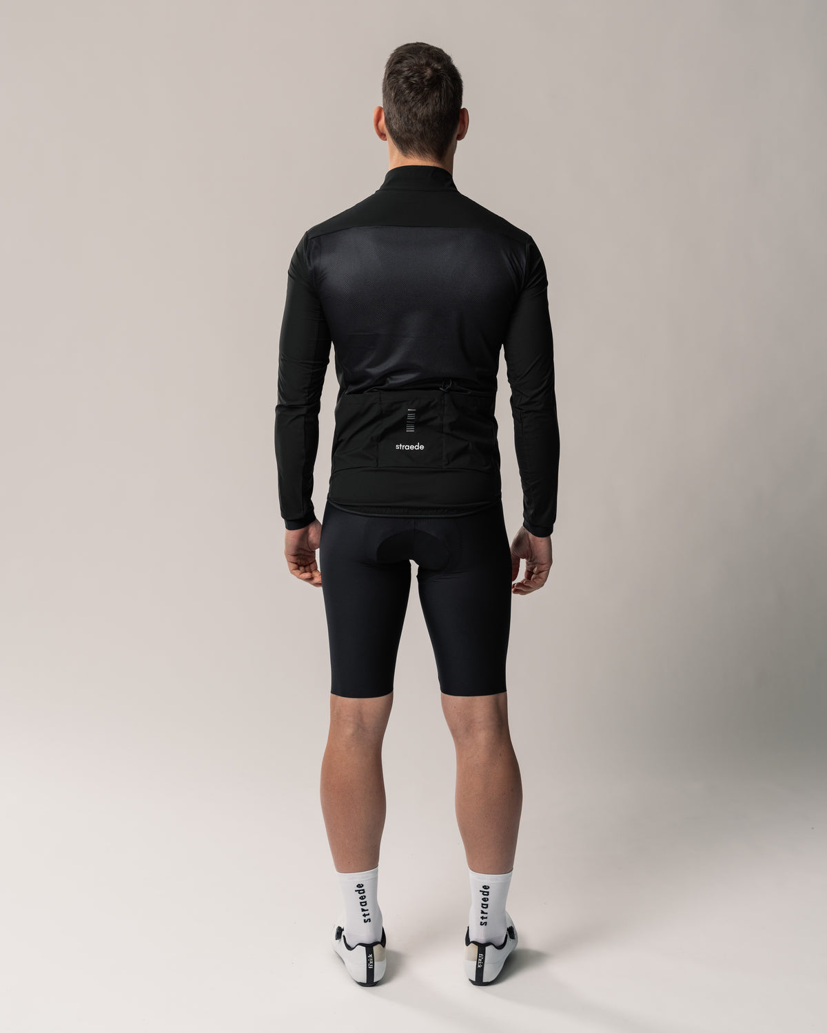 leichte Windbreaker Men in schwarz Rückseite