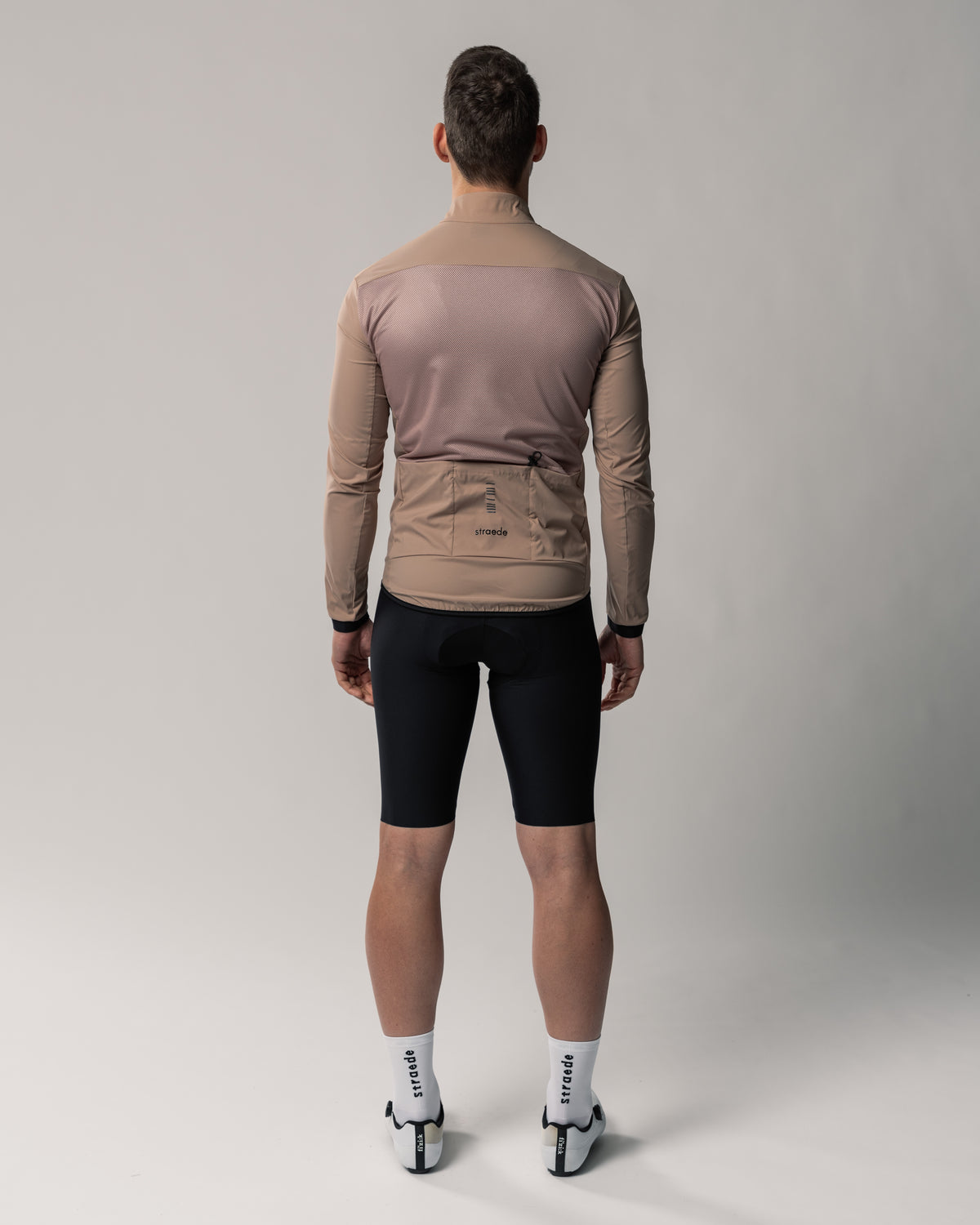 leichte Windbreaker Men in beige Rückseite