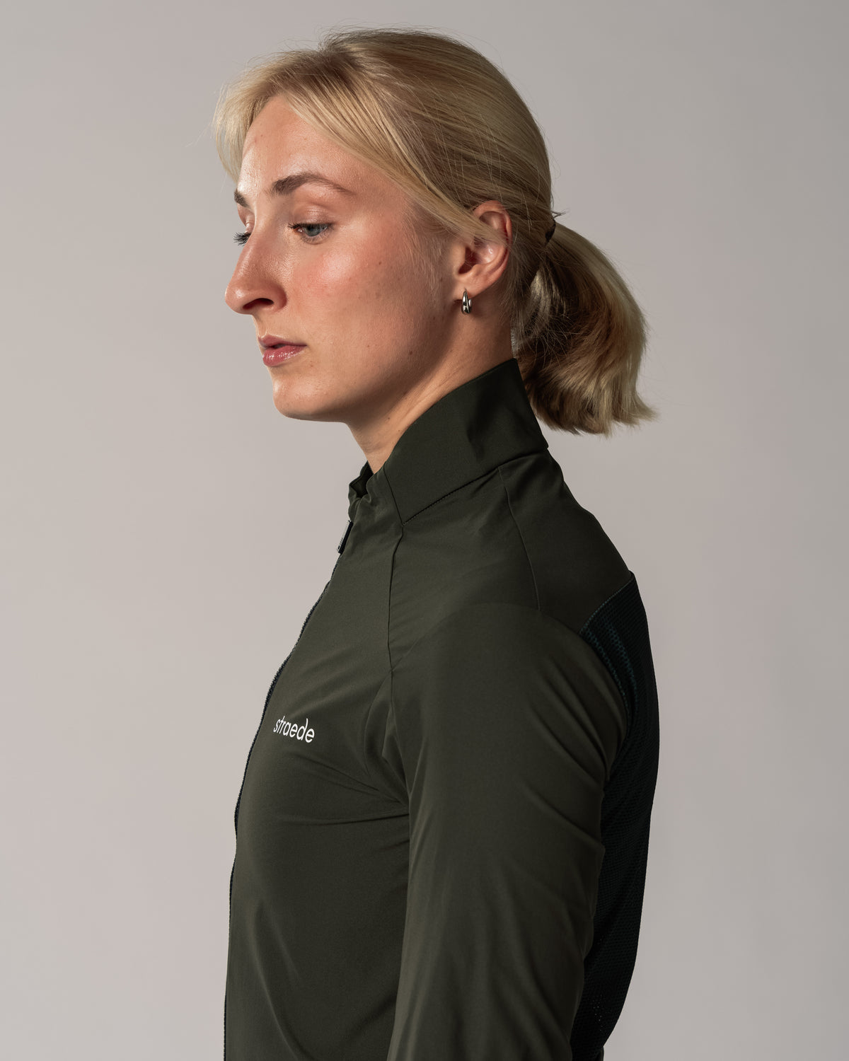 Windbreaker für Damen in dunkelgrün