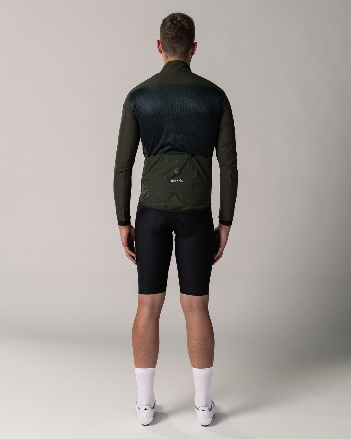 leichte Windbreaker Men in grün Rückseite