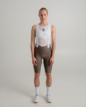 nahtlose Aero Bib Shorts für Damen in grau