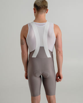 nahtlose Aero Bib Shorts für Herren in hellgrau