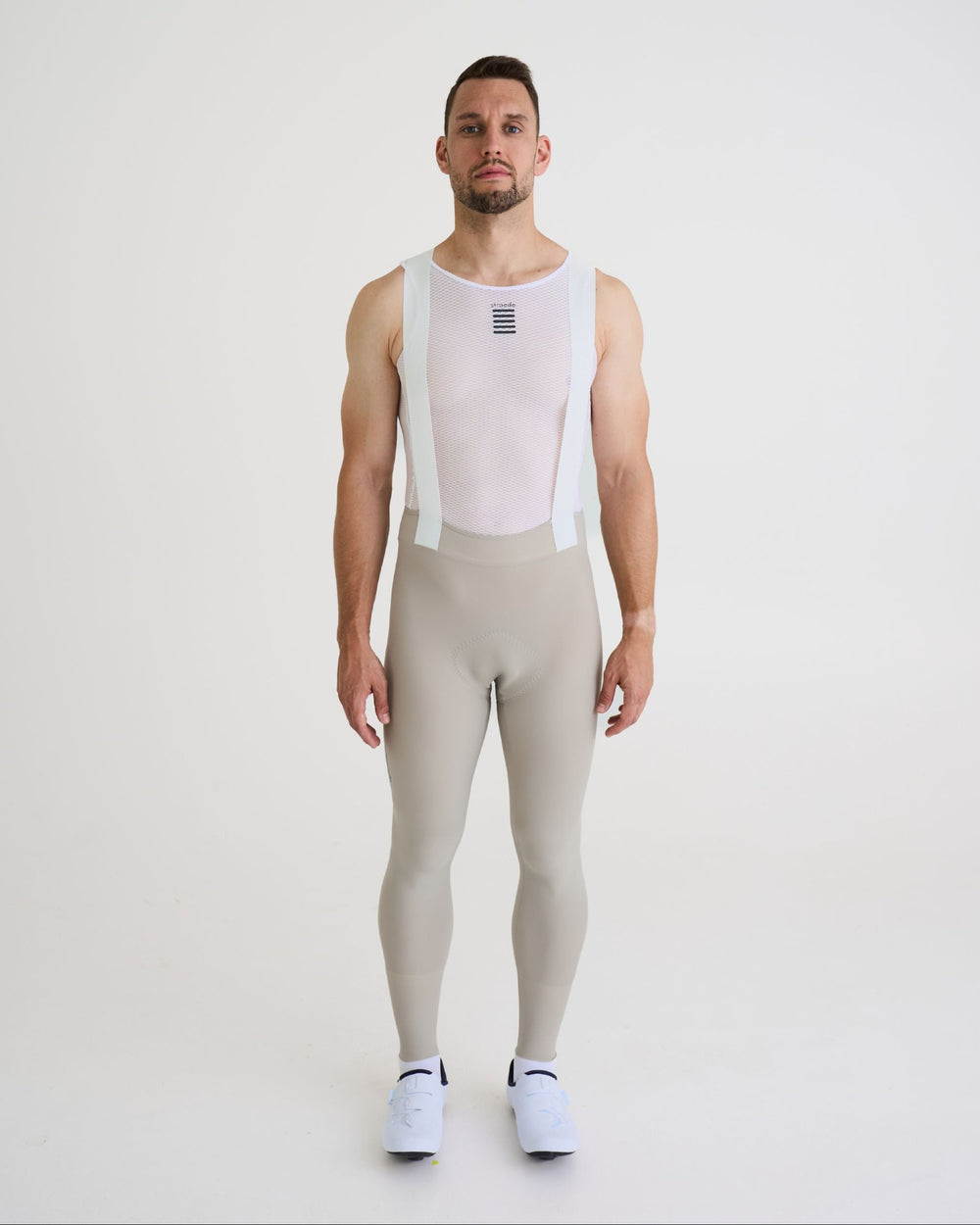 Aero Pro Bib Tight Men - Warm Grey / XXS