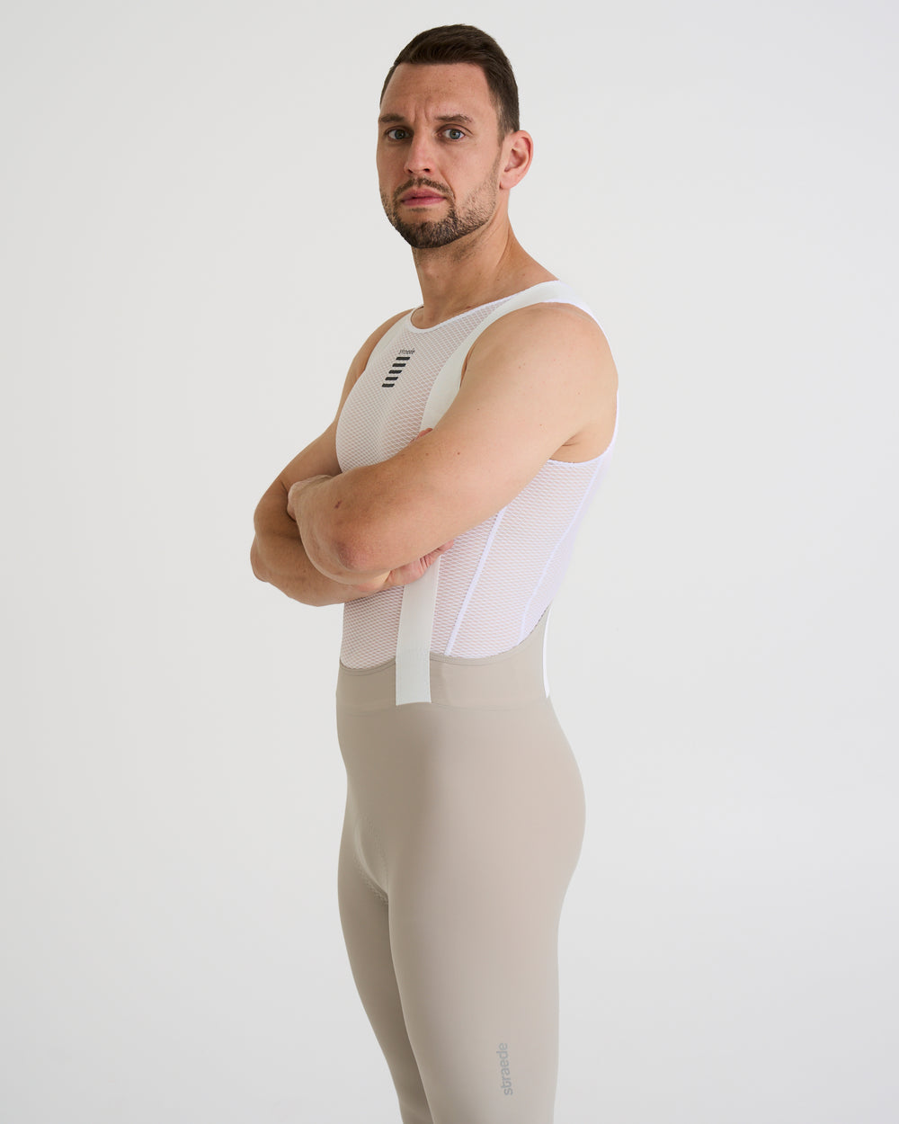 Aero Pro Bib Tight Men - Warm Grey / XXS