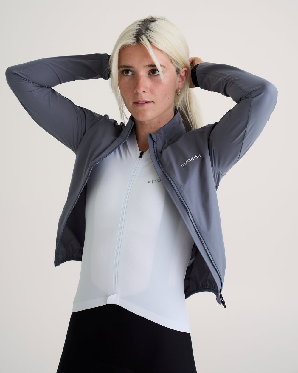 Windbreaker Women - Stone Grey / XXS