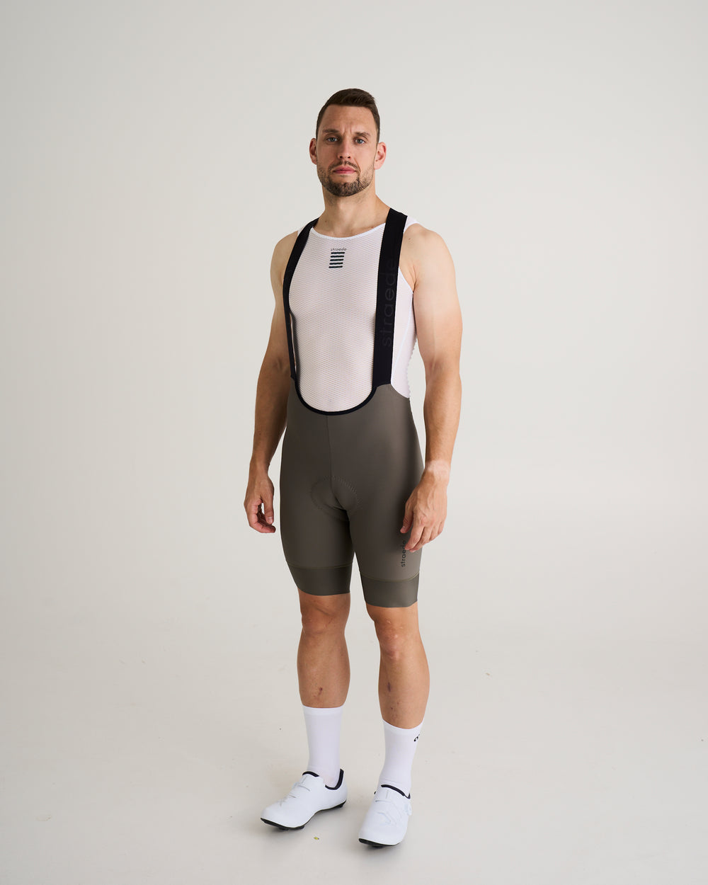 Winter Thermal Aero Bib Shorts Men - Dark Green / XXS