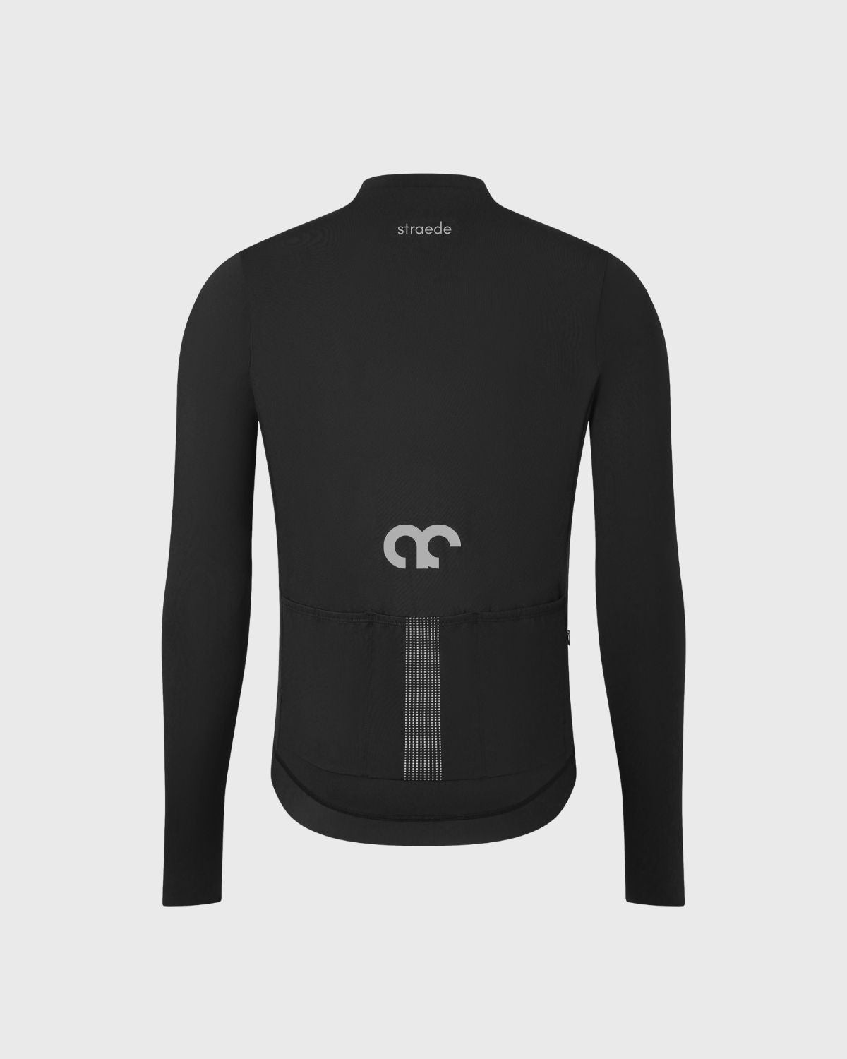 Langarm-Trikot für das Rad mit gleichfarbigem Reißverschluss