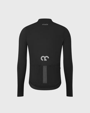 Langarm-Trikot für das Rad mit gleichfarbigem Reißverschluss