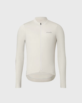 Langarm-Trikot für das Rad mit gleichfarbigem Reißverschluss