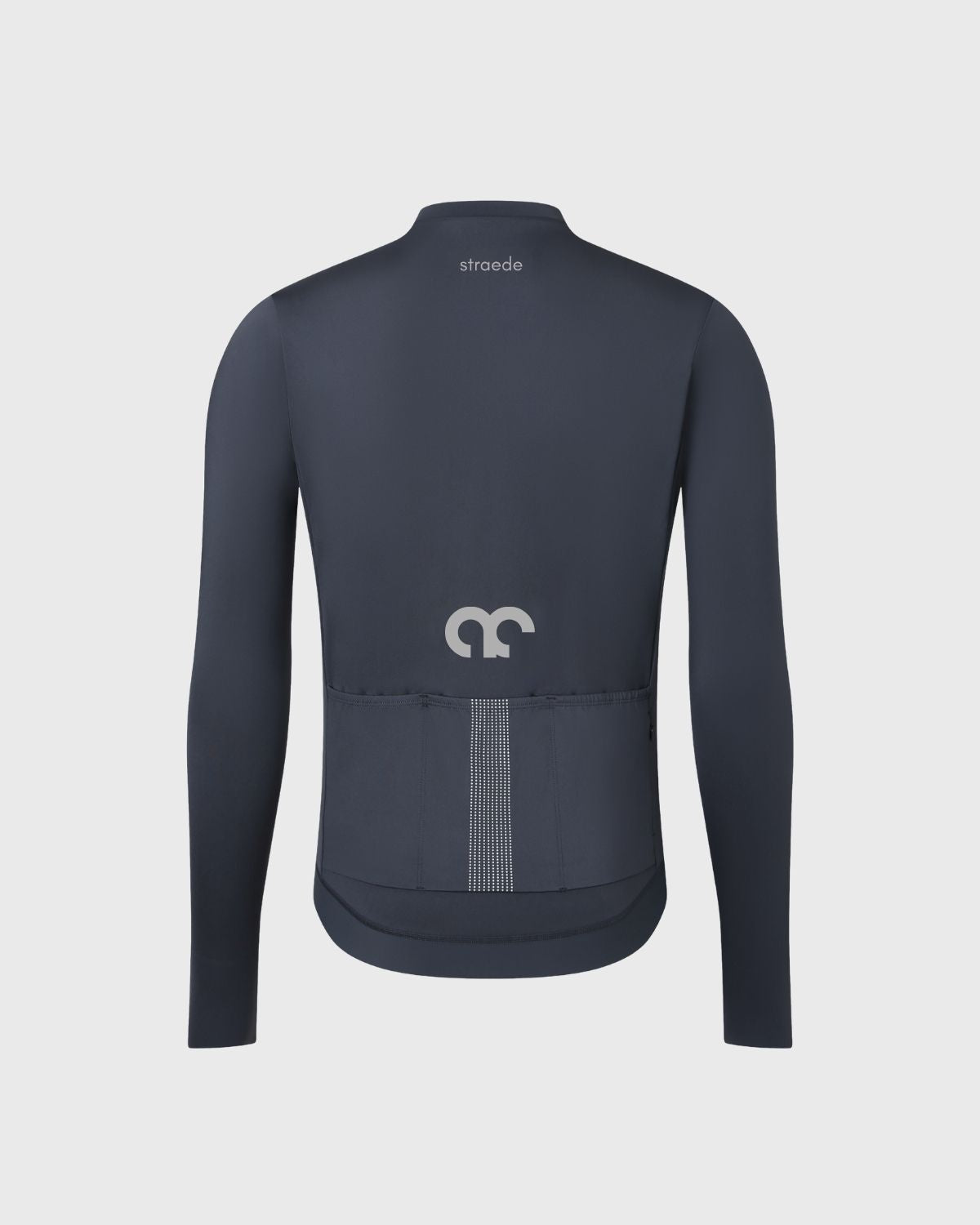 Langarm-Trikot für das Rad mit gleichfarbigem Reißverschluss