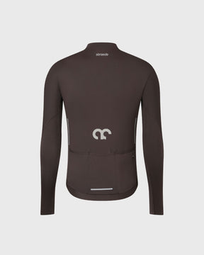 Performance Langarm-Trikot in braun