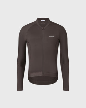 Performance Langarm-Trikot in braun