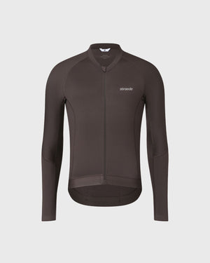 #farbe_espresso | Performance Langarm-Trikot in braun