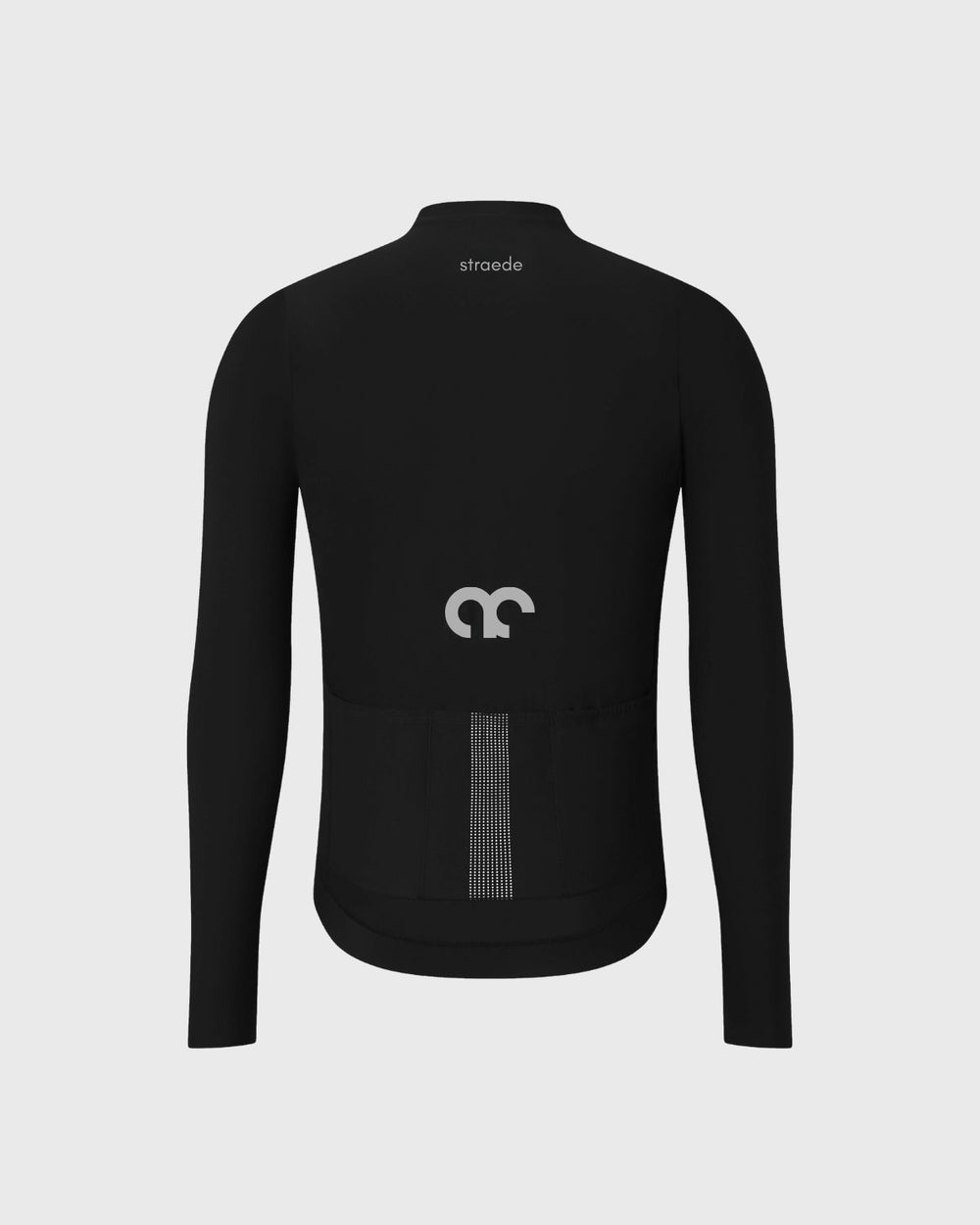 Winter Langarm-Trikot für das Rad in schwarz