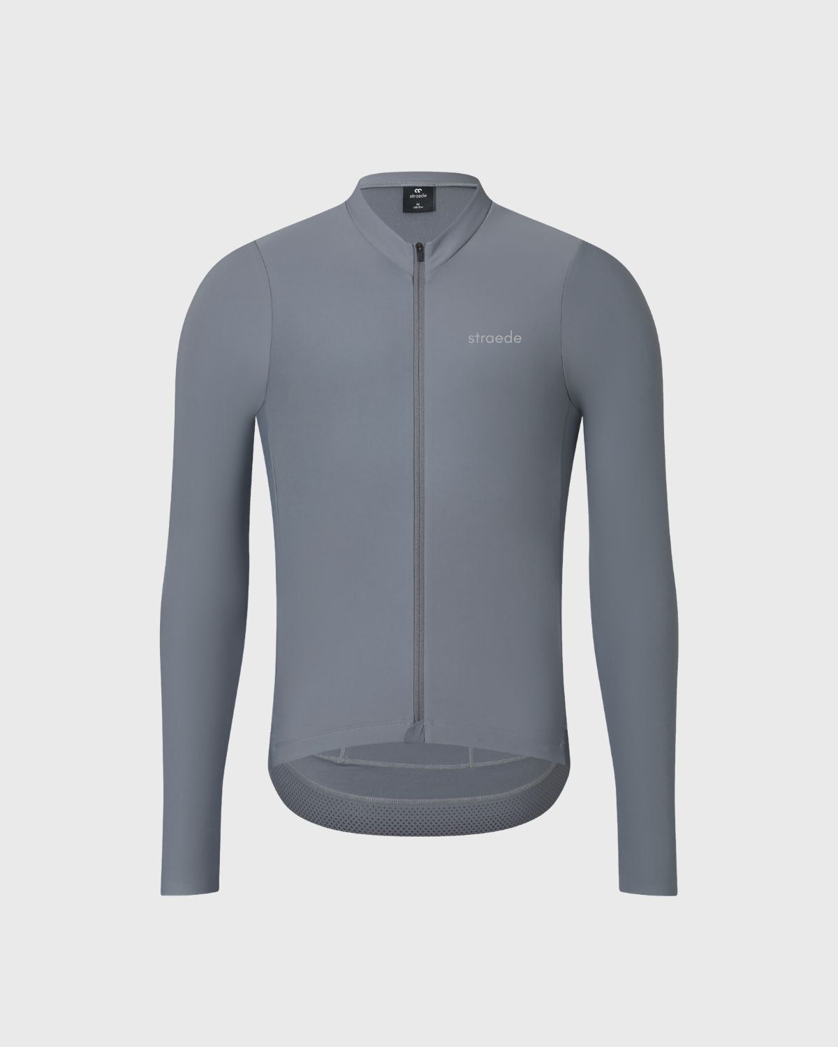 #farbe_dusk | Winter Langarm-Trikot für das Rad in grau-blau