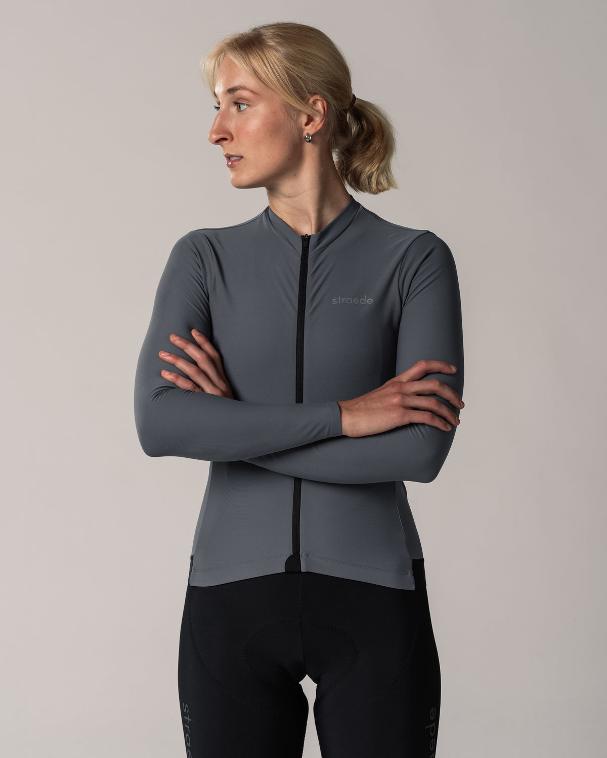 #farbe_dusk | Langarmtrikot Aerlig Thermal Longsleeve Women grau