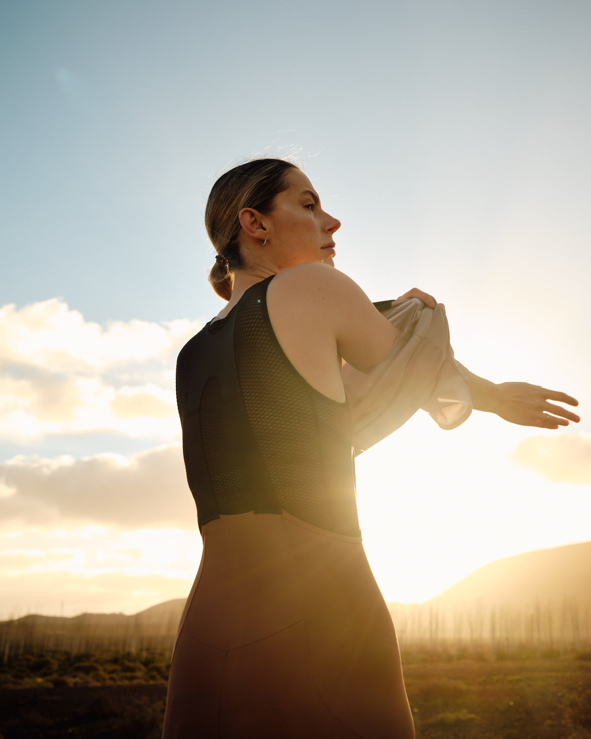 #farbe_dust | Aexplore Gravel Shirt Women mit in staubfarbend