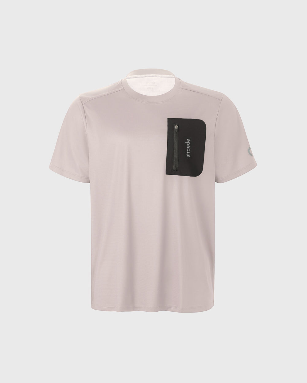 #farbe_dust | Aexplore Gravel Shirt Men mit Reißverschluss-Tasche am Rücken in staubfarbend