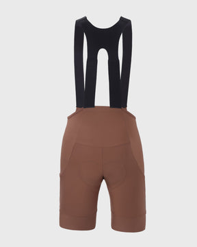 Cargo Bib Shorts Men in braun Rückseite