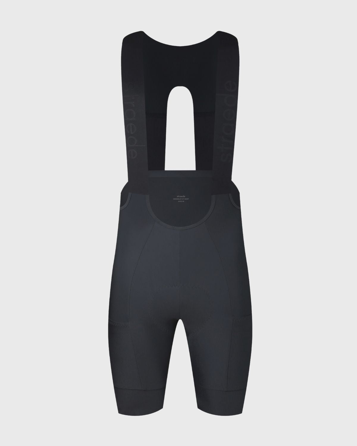 Cargo Bib Shorts Women in dunkelgrau Vorderseite