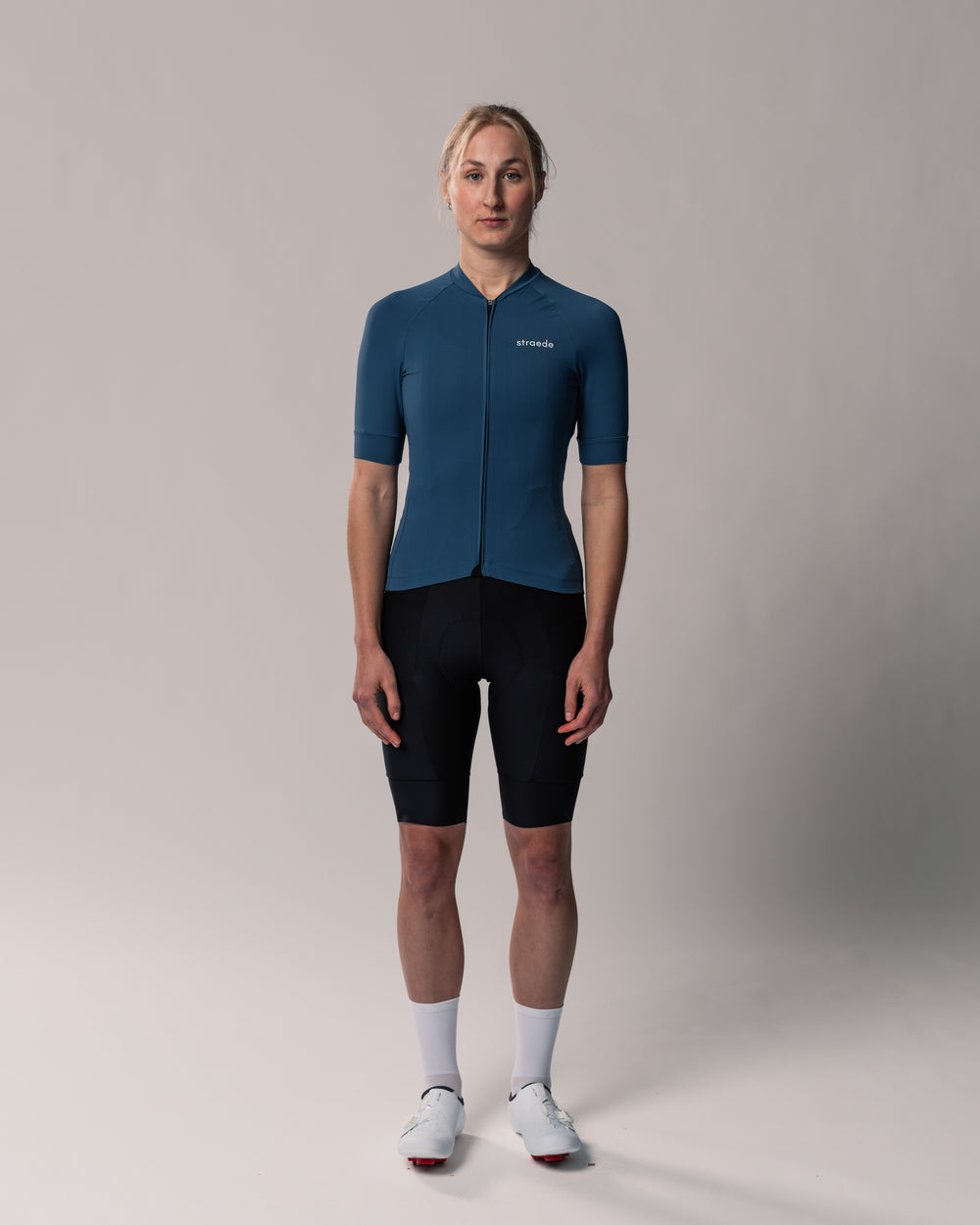 #farbe_blue | Allround-Fahrradtrikot Kaern Jersey Women Kurzarm blau