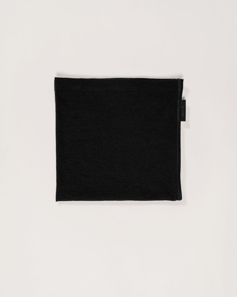 #farbe_black | Necktube aus Merino schwarz