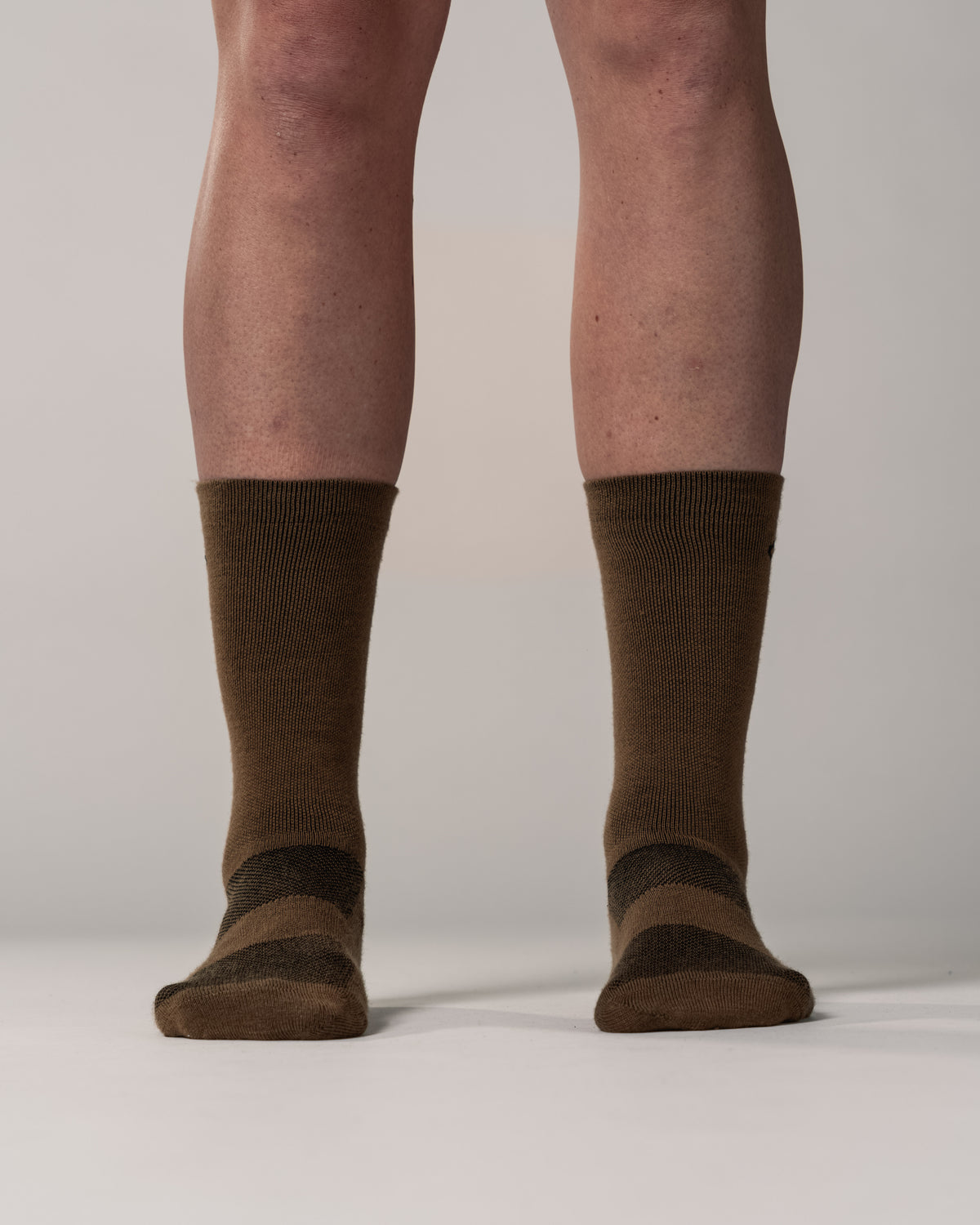 #farbe_brown | Hochgeschnittene Pro Socken aus Merinowolle braun