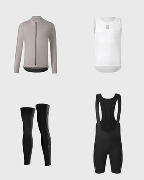 Aerodynamisches Langarmtrikot und Bib Shorts für Männer. Bundle für das Rennrad zum Vorteilspreis. Bundle Sparpreis
