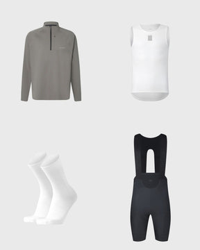 Langarm Graveloutfit für Männer zum Vorteilspreis. Perfekt für den Frühling und die Berge